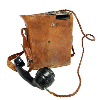 Army Field Phone/Radio Leather Case #3
