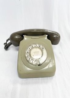 Telephone Grey Rotary Dial