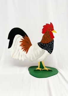 Rooster Cut-out (H: 0.4m x W: 0.4m)