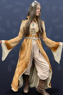 Rings of Power - Elf Gold Cloak
