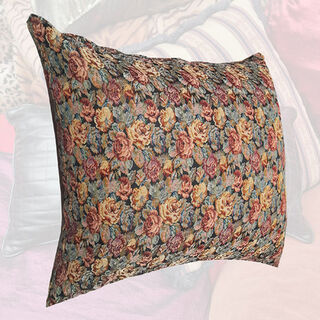 Cushion Large - Rose Pattern w/ Black (80cm)