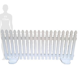 Large White Picket Fence (L: 2m x H: 0.9m)