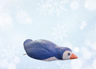 Penguin On Stomach Small