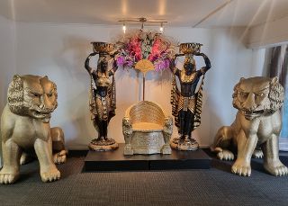 Gold Egyptian Throne Room