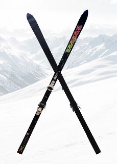 Skis - K2 Black (L: 2m x W: 8.5cm)