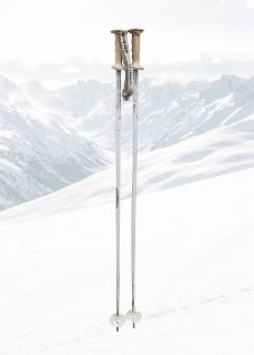 Ski Poles - Gipron - White (L: 1.3m)