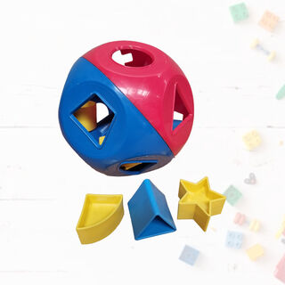 Tupperware Shape-O Toy / Shape Puzzle (H: 16cm x Dia: 17cm)