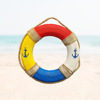 Life Ring Mini Multi Coloured (Dia: 50cm x W: 7cm)