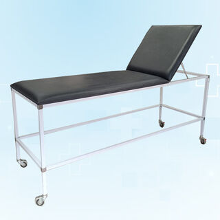 Gurney # 3 Examination Bed w/ Adjustable Back (H: 0.85m - 1.33m x L: 1.95m x W: 0.65m)