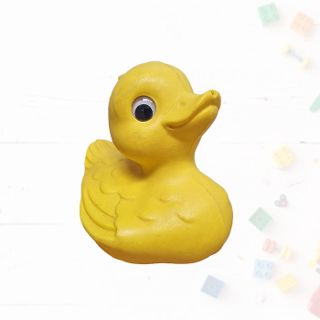 Large Plastic Yellow Duck (H: 17cm x L: 17cm x W: 15cm)