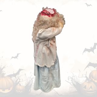 Zombie Crying Doll w/ Skull Showing (H: 84cm x W: 22cm x L: 27cm)