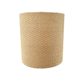 Standing / Table Lamp Shade #22 - Classic Drum Textured Beige (H: 31cm x Top: 28cm x Bottom: 28cm)