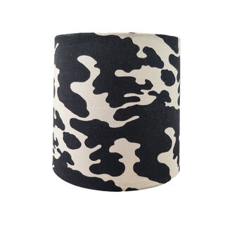 Table Lamp Shade #32 - Drum - Cow Pattern