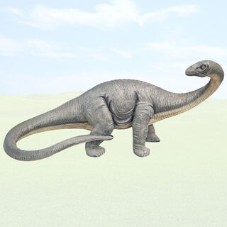 Dinosaur Statue - Apatosaurus - Resin (H: 0.7m x L:1.3m x W: 0.33m)
