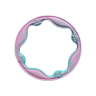 Round Pink & Teal Frame Large (Internal Dia: 60cm, External Dia: 67.5cm)