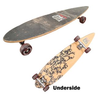 Skateboard #2 - Tear Drop Longboard. ‘Vision Street Wear’ w/ Red Wheels (H: 10.5cm x L: 94cm x W: 23cm)