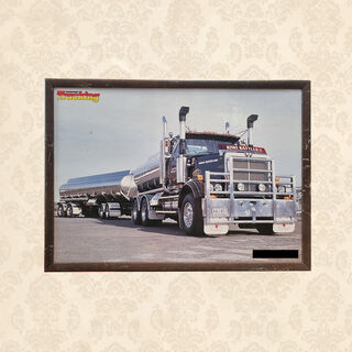 Framed Poster - Truck “Kiwi Battler II”  (H: 45cm x W: 62cm)
