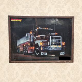 Framed Poster - Truck “The Highlander” (H: 45cm x W: 62cm)