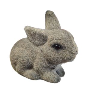 Bunny Brown Lying Down Small (H: 18cm x W: 11cm x L: 20cm)
