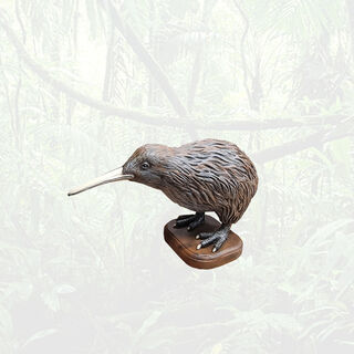 Life Size Kiwi Chick (H: 26cm x W: 40cm x D: 18cm)