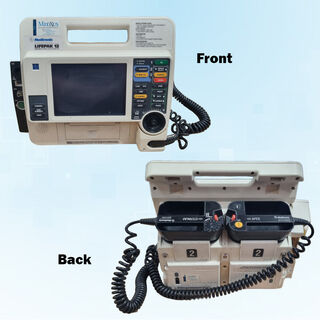 Defibrillator #3 Medtronic Lifepak 12 2000’s (H: 33cm x L: 39cm x D: 21cm) 6kg