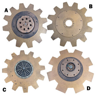 Steampunk Cog w/ Hook on Back Assorted (Largest - Dia: 34cm)