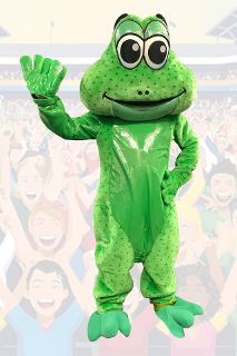 Frog Mascot - EVENT HIRE ONLY
