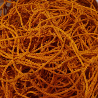 Fishing Net - Isosceles Triangle Shaped, Sunset Orange (3m x 11m)