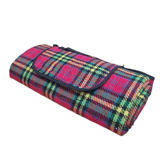 Picnic Blanket (Green, Red, Yellow) (1.5m x 1.15m)