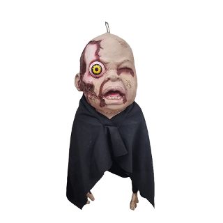 Hanging Zombie Baby w/ One Eye (H: 57cm x W: 20cm x D: 18cm)