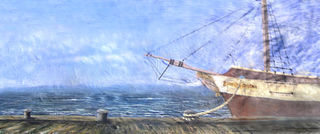 Sailing Ship Backdrop (W: 8.8m x H: 4.2m)