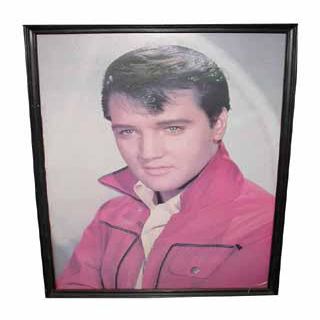 Framed Print - Elvis 1950s (H: 101cm x W: 72cm)