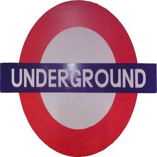 SIGN: London Underground (W: 1.23m x H: 0.93m)