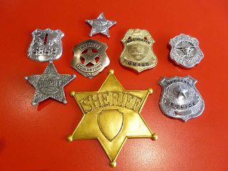 Sheriff Badges Assorted
